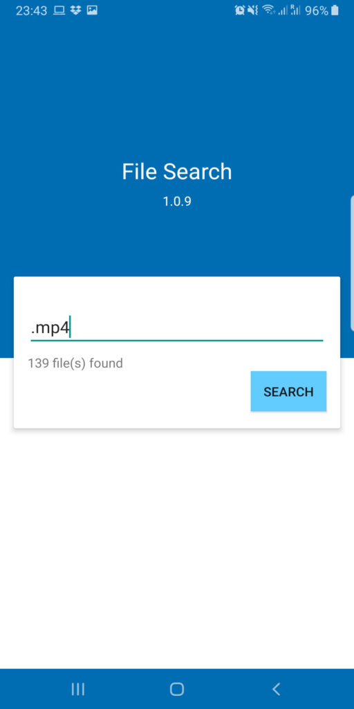 File search 1.1 : Nouvelle application made in Togo
